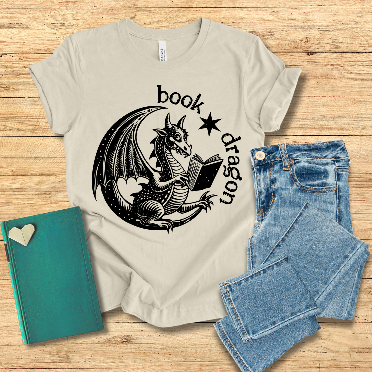 Moon Book Dragon Tee