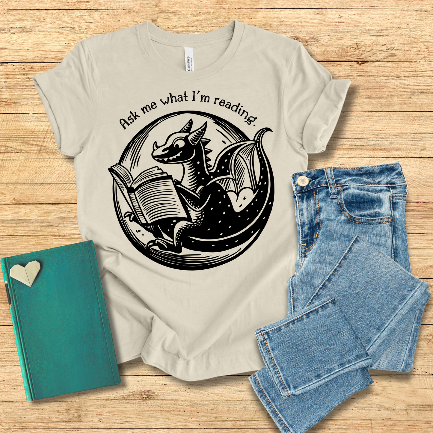 Ask Me What I'm Reading Dragon Tee