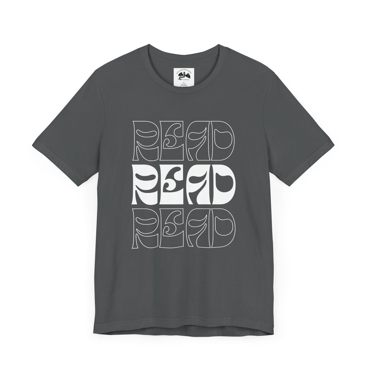 White Lettering Read Tee