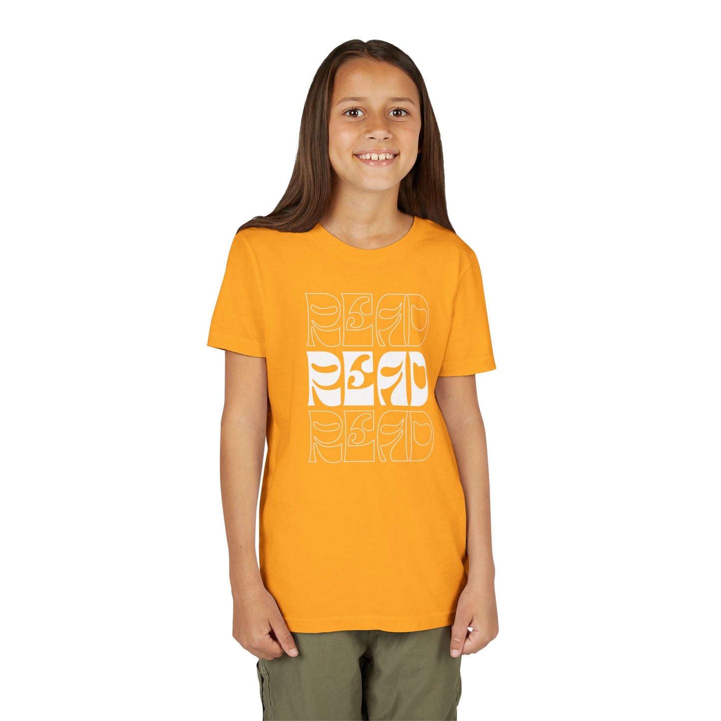 White Lettering Read Children's Tee