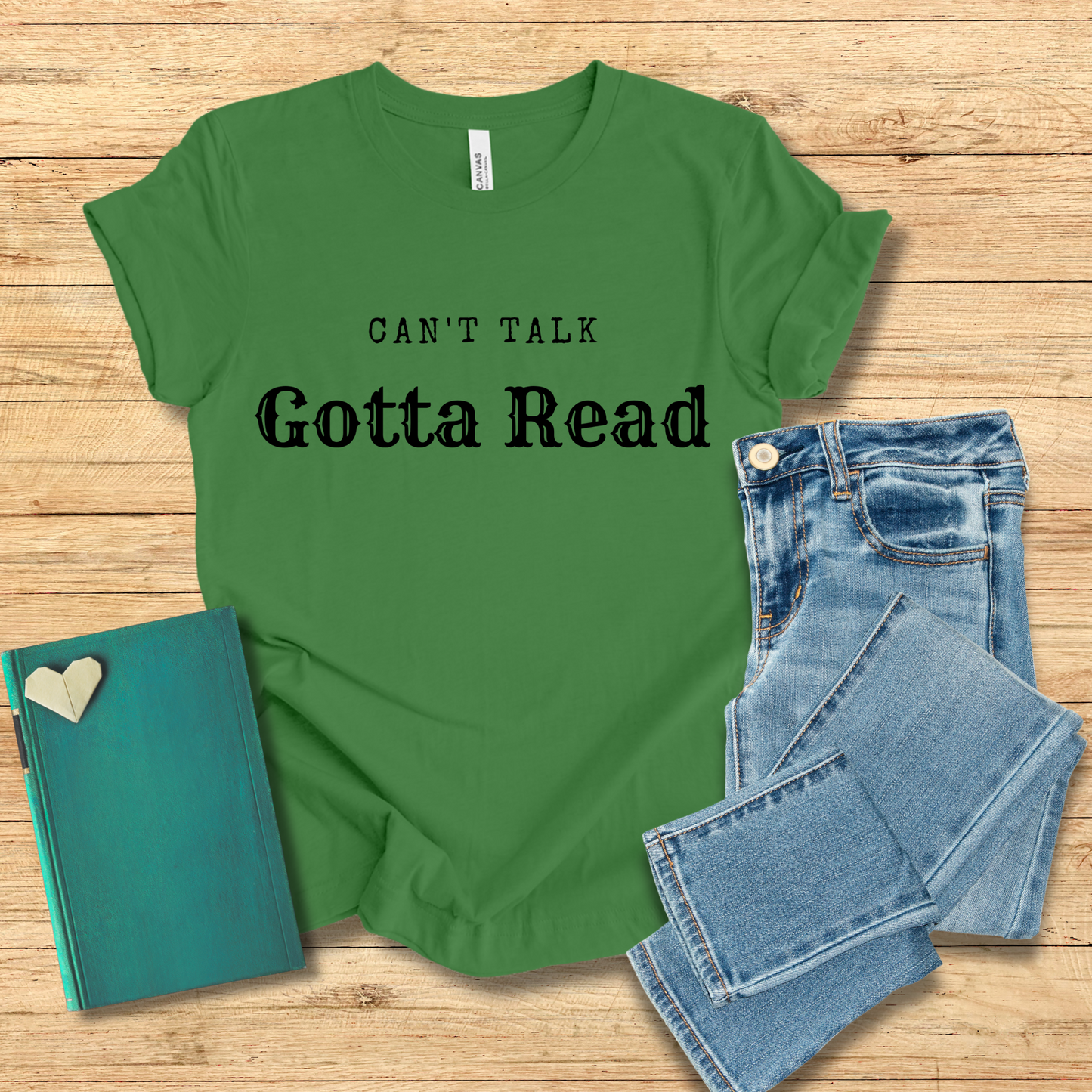 Can't Talk Gotta Read Tee