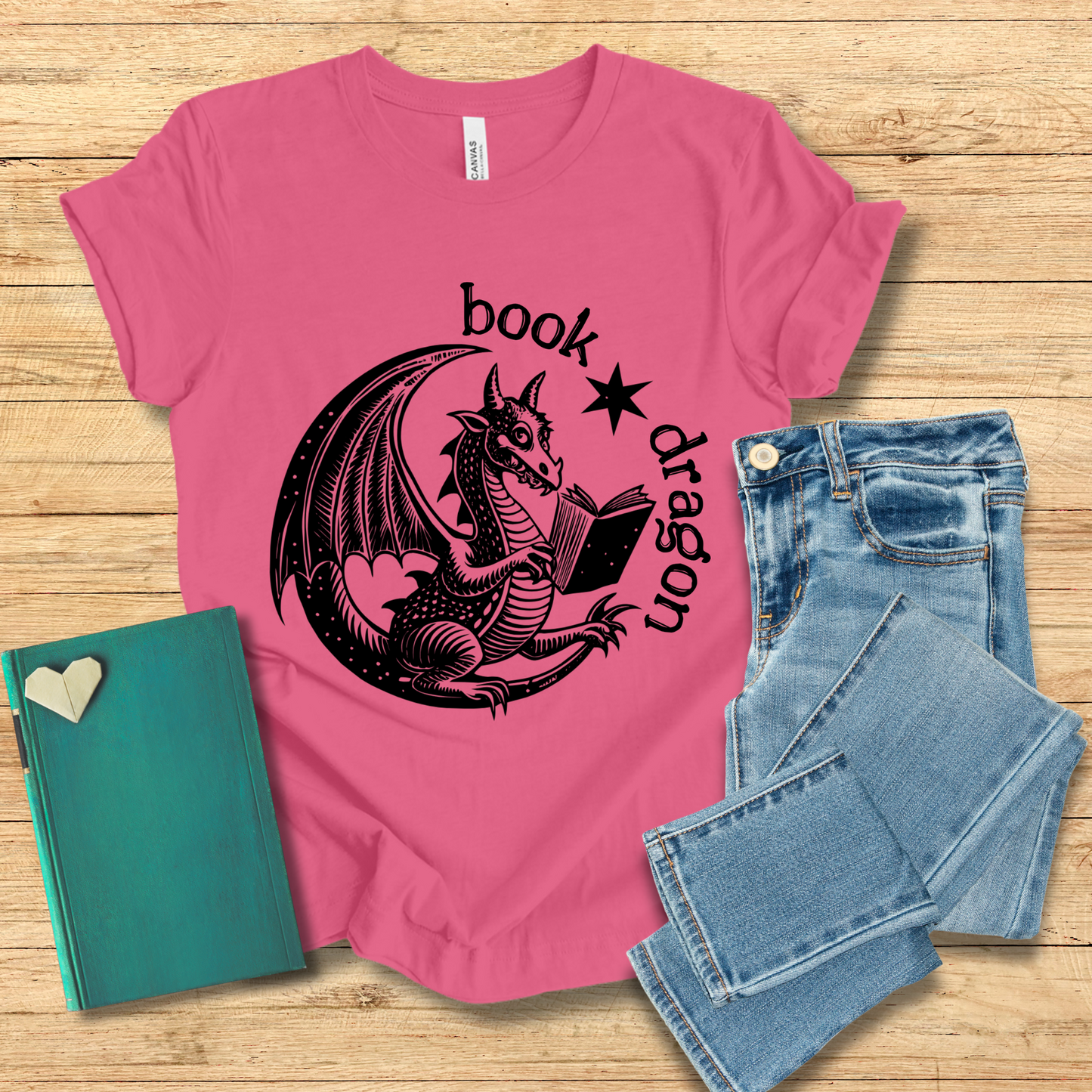Moon Book Dragon Tee