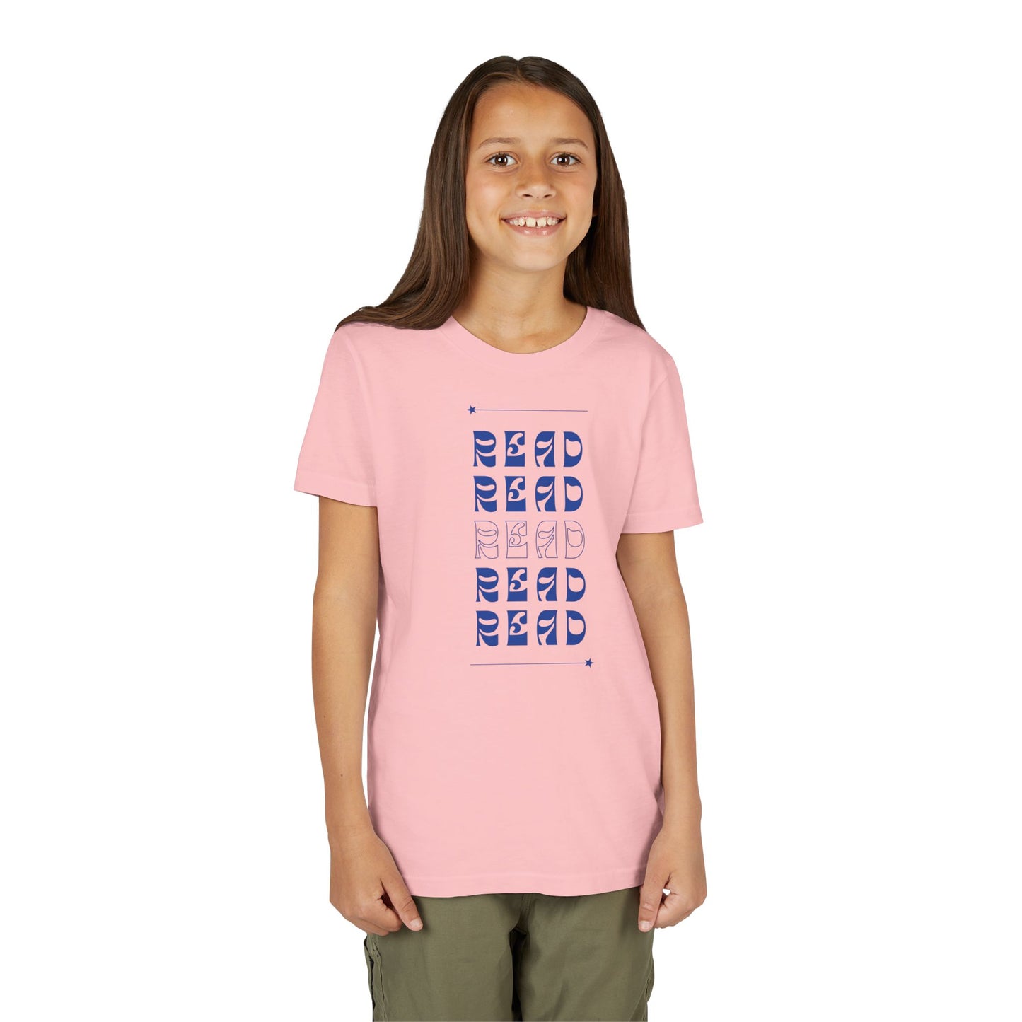 Blue Lettering Read Children's Tee