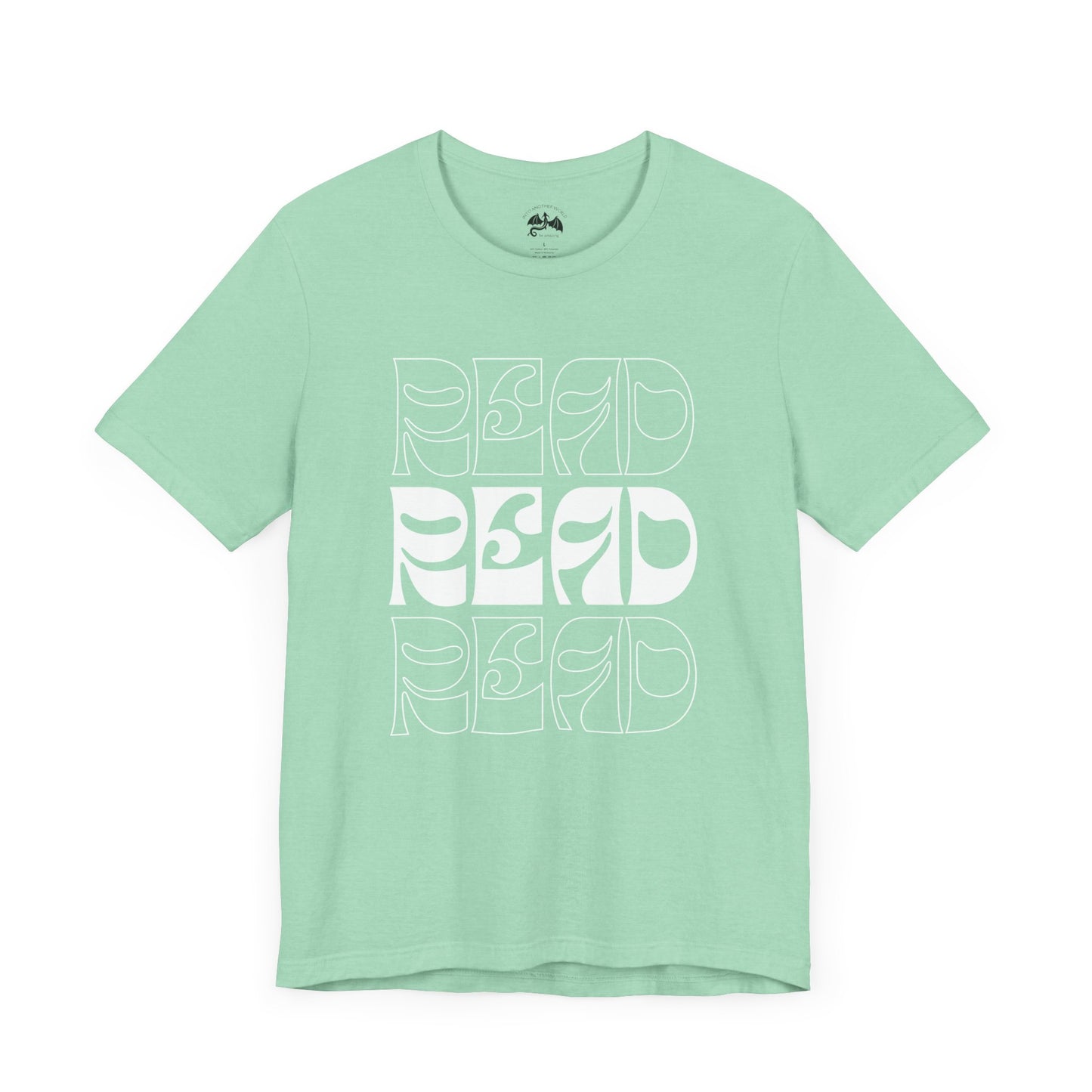 White Lettering Read Tee