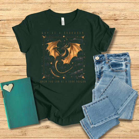 When You Can Be A Book Dragon Tee