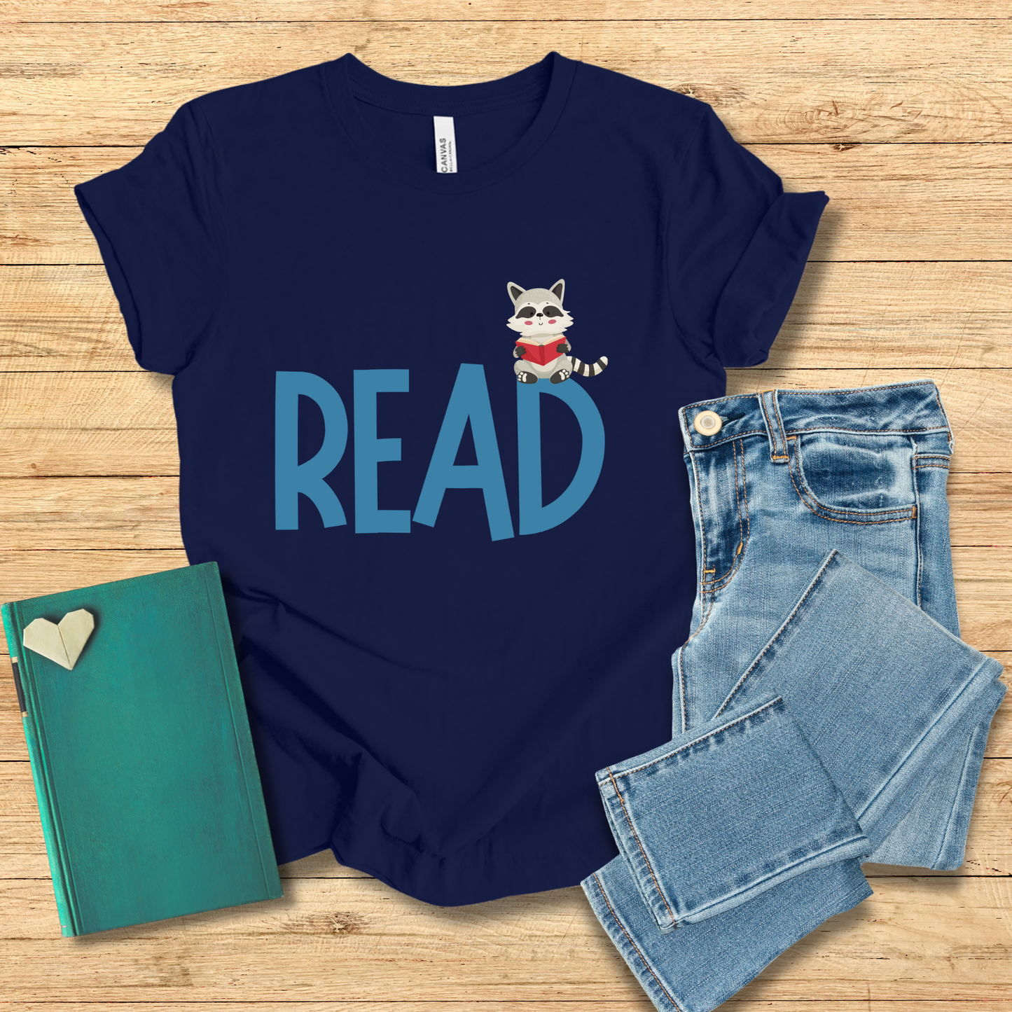 Read Red Raccoon Tee