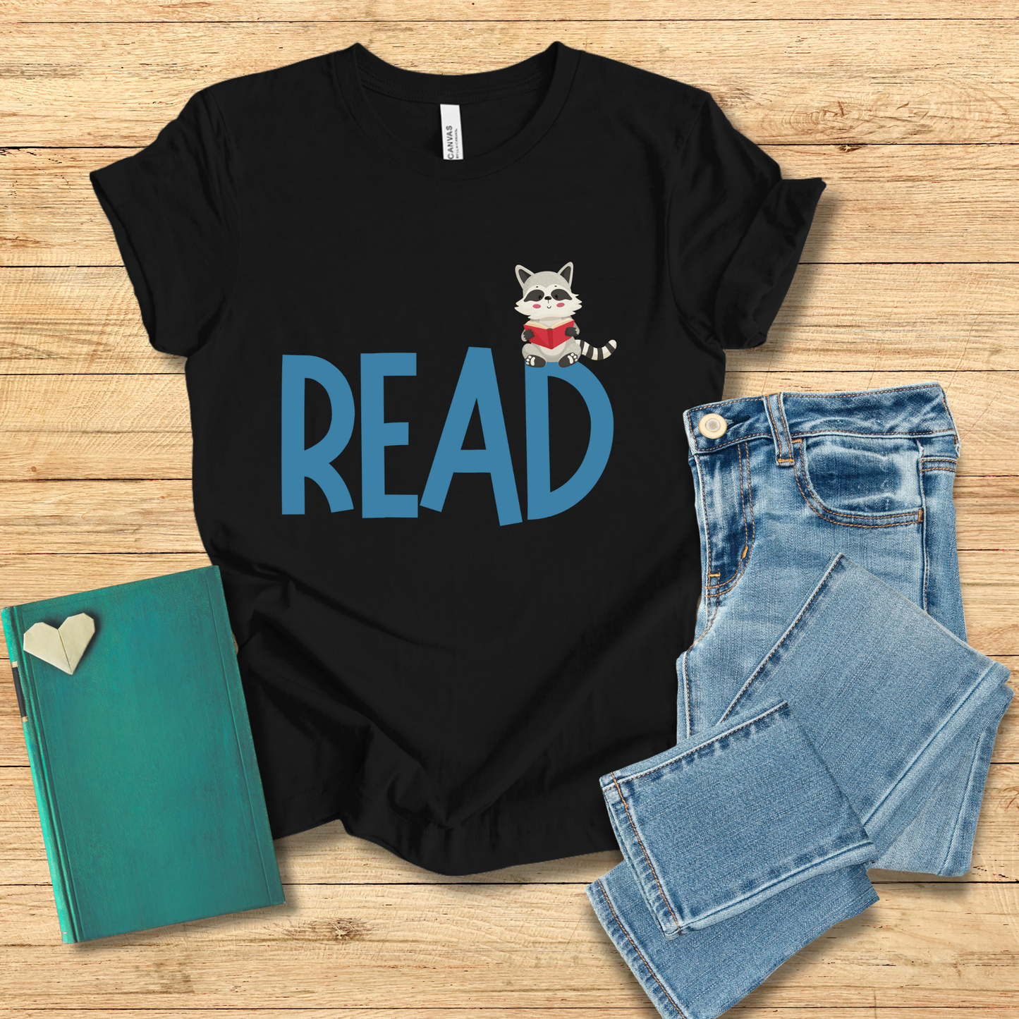 Read Red Raccoon Tee