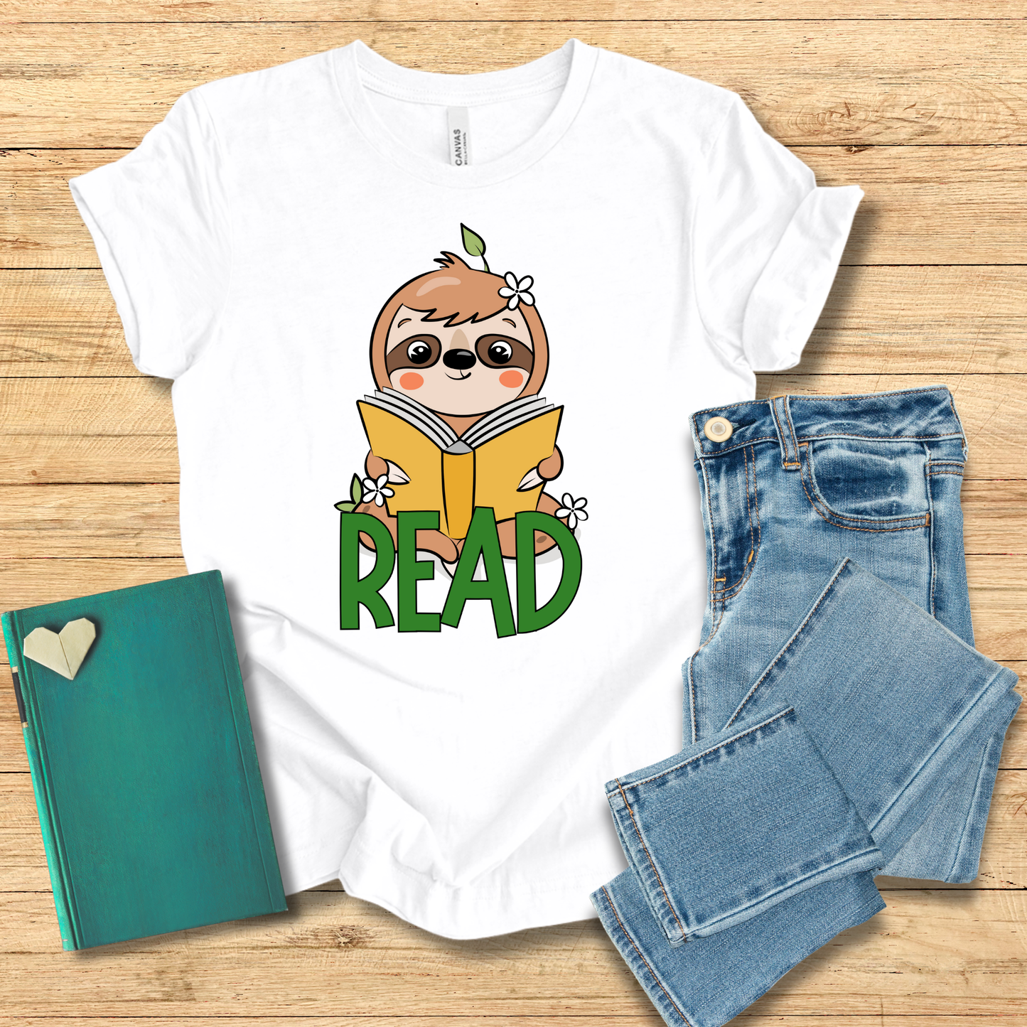 Read Green Sloth Tee