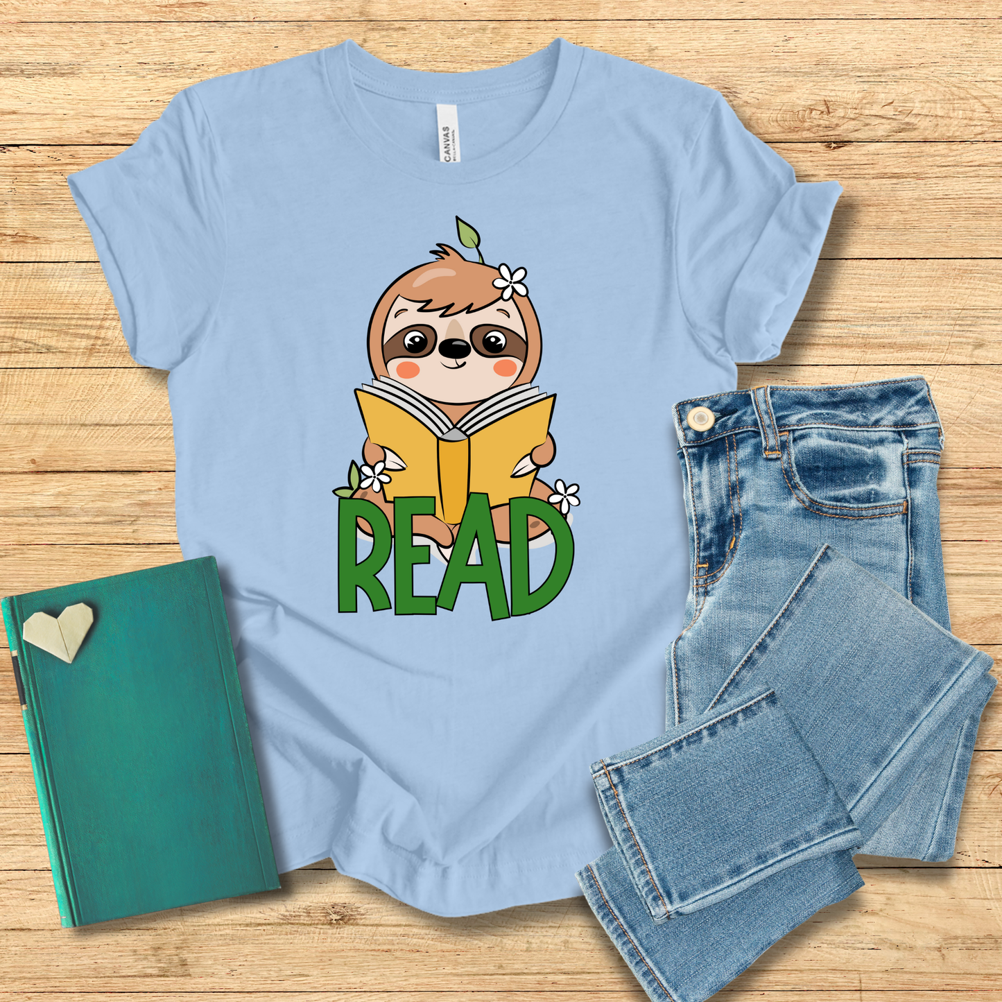 Read Green Sloth Tee