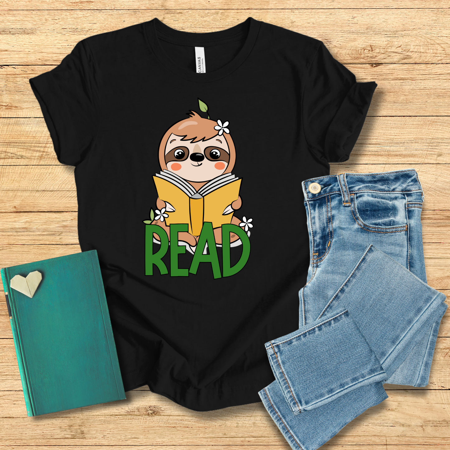 Read Green Sloth Tee
