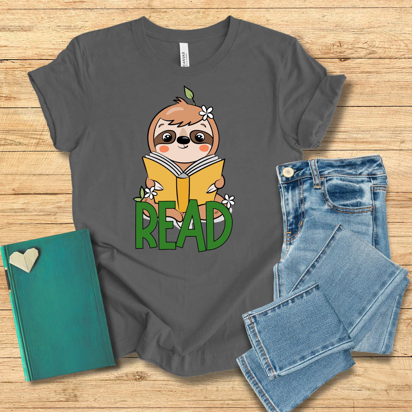 Read Green Sloth Tee