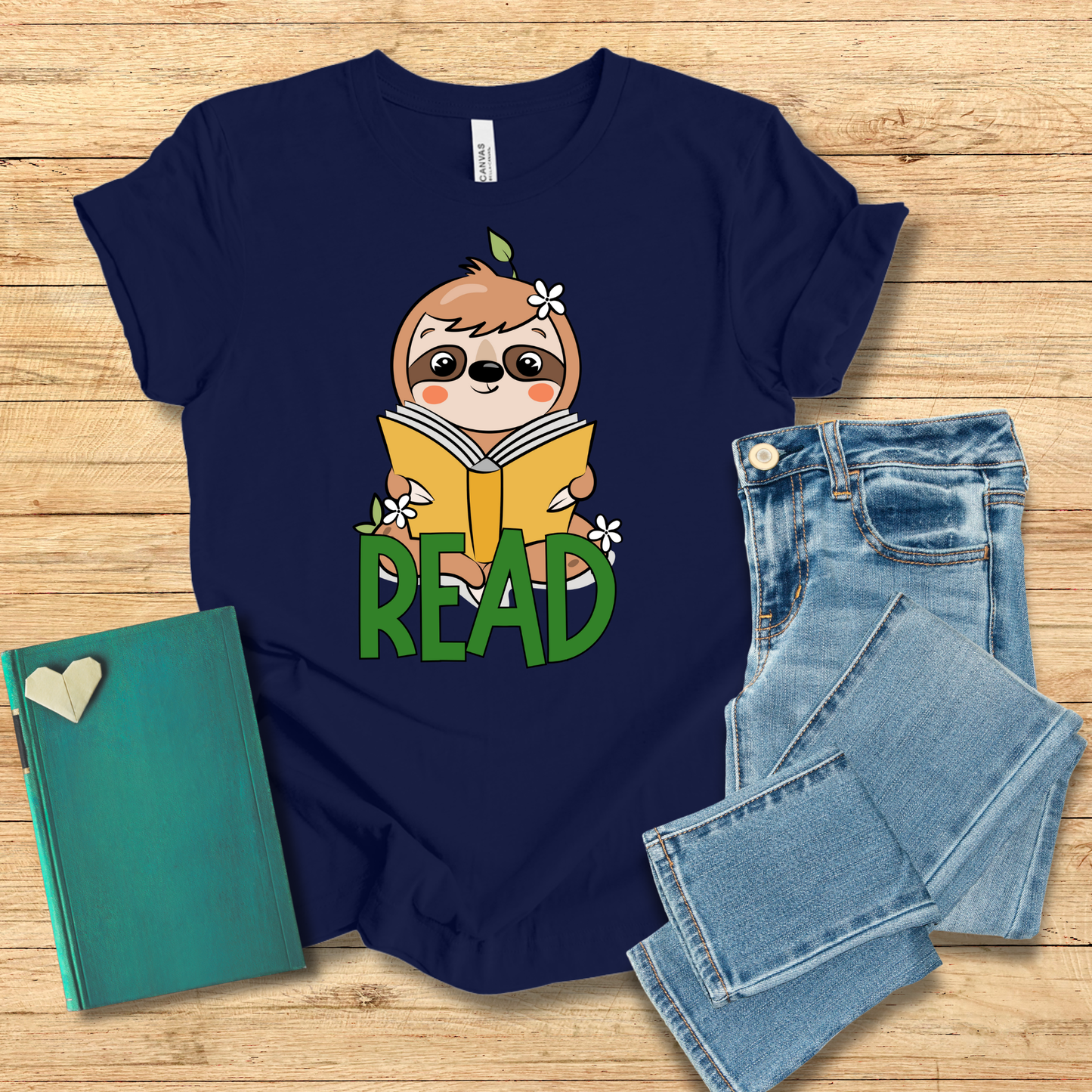 Read Green Sloth Tee