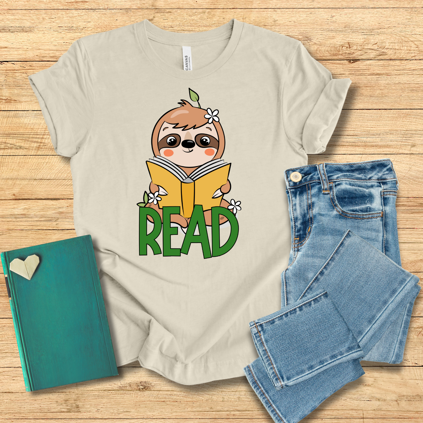 Read Green Sloth Tee