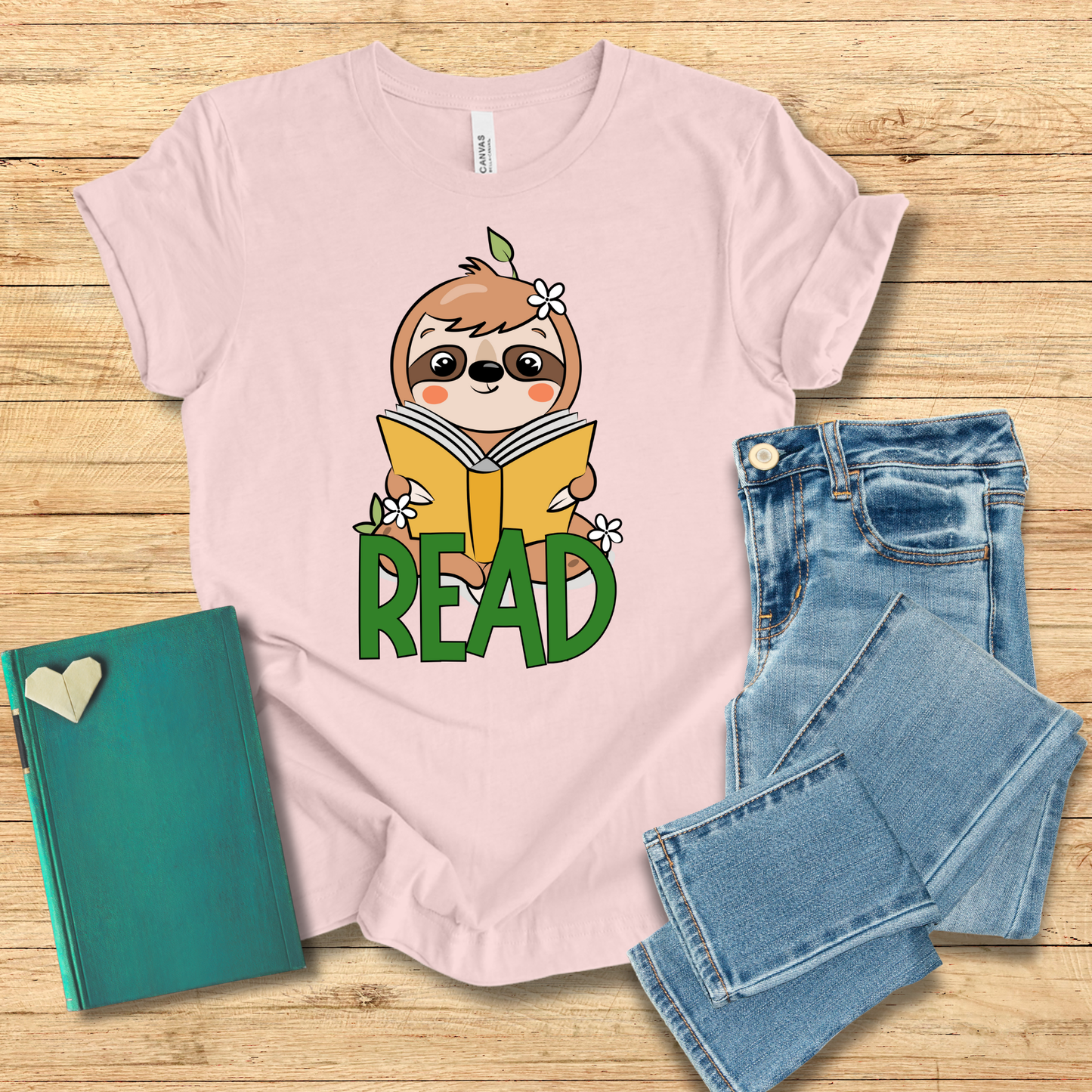Read Green Sloth Tee
