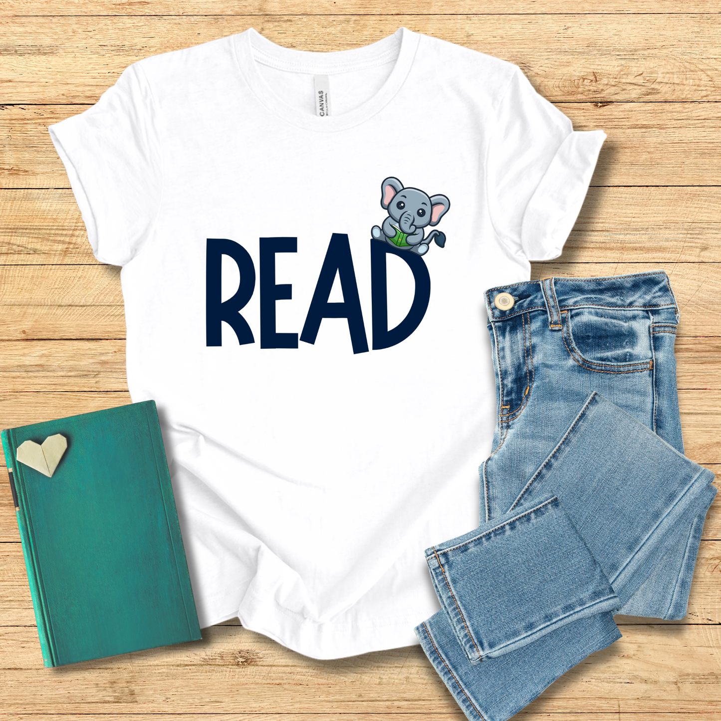 Read Elephant Tee