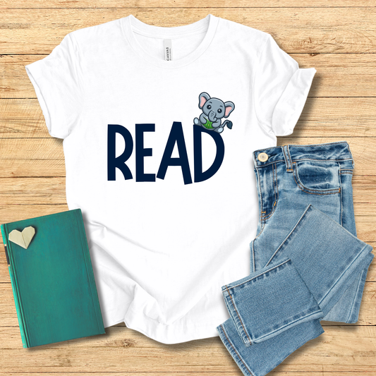 Read Elephant Tee