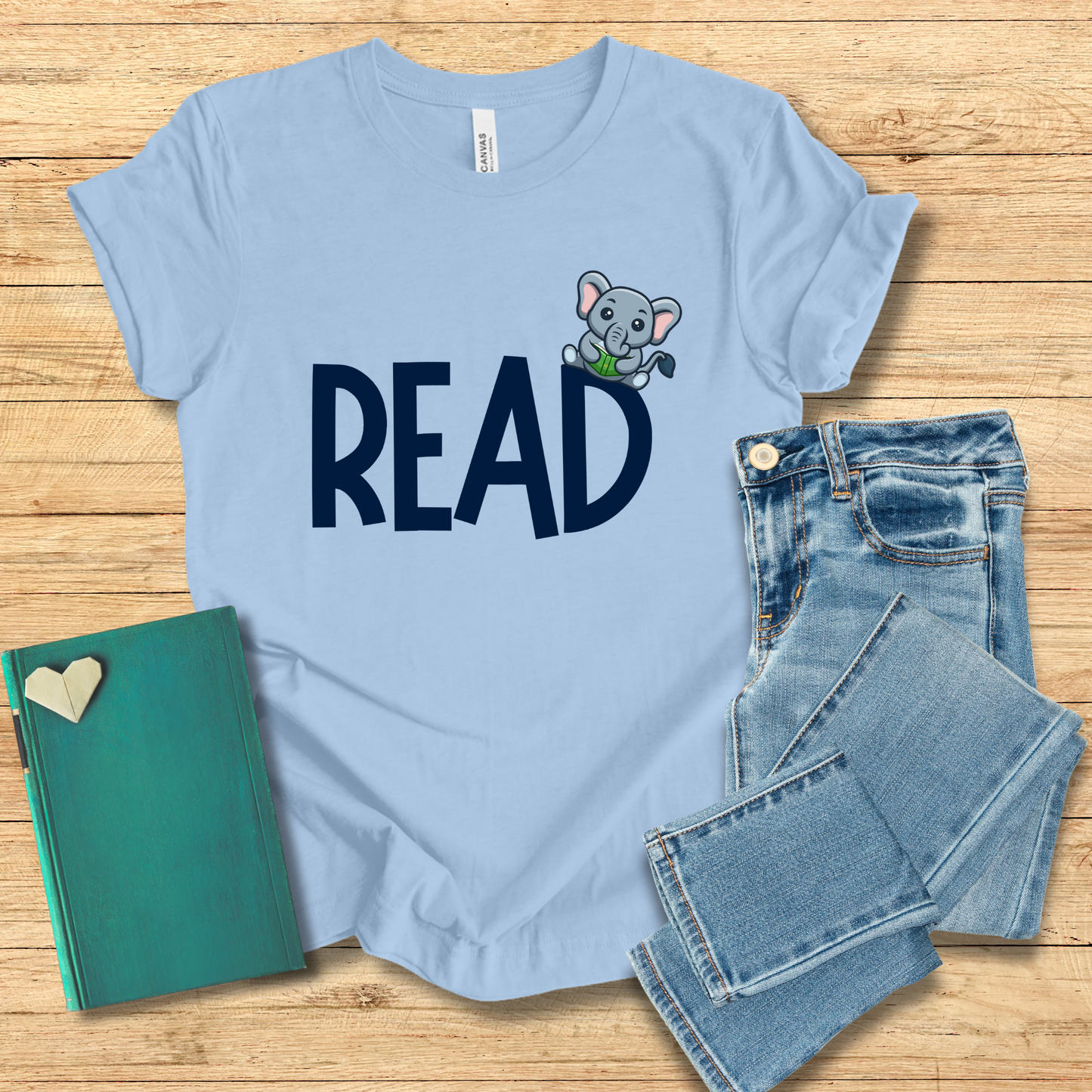 Read Elephant Tee