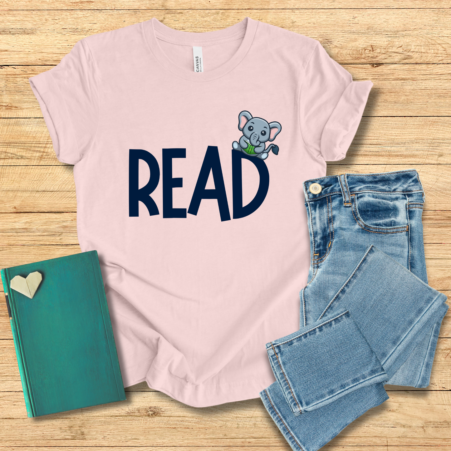 Read Elephant Tee