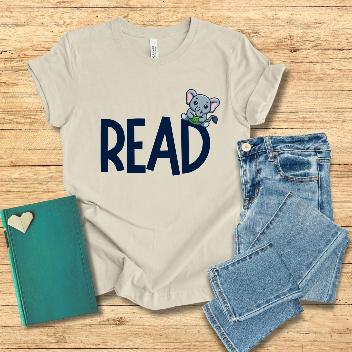 Read Elephant Tee