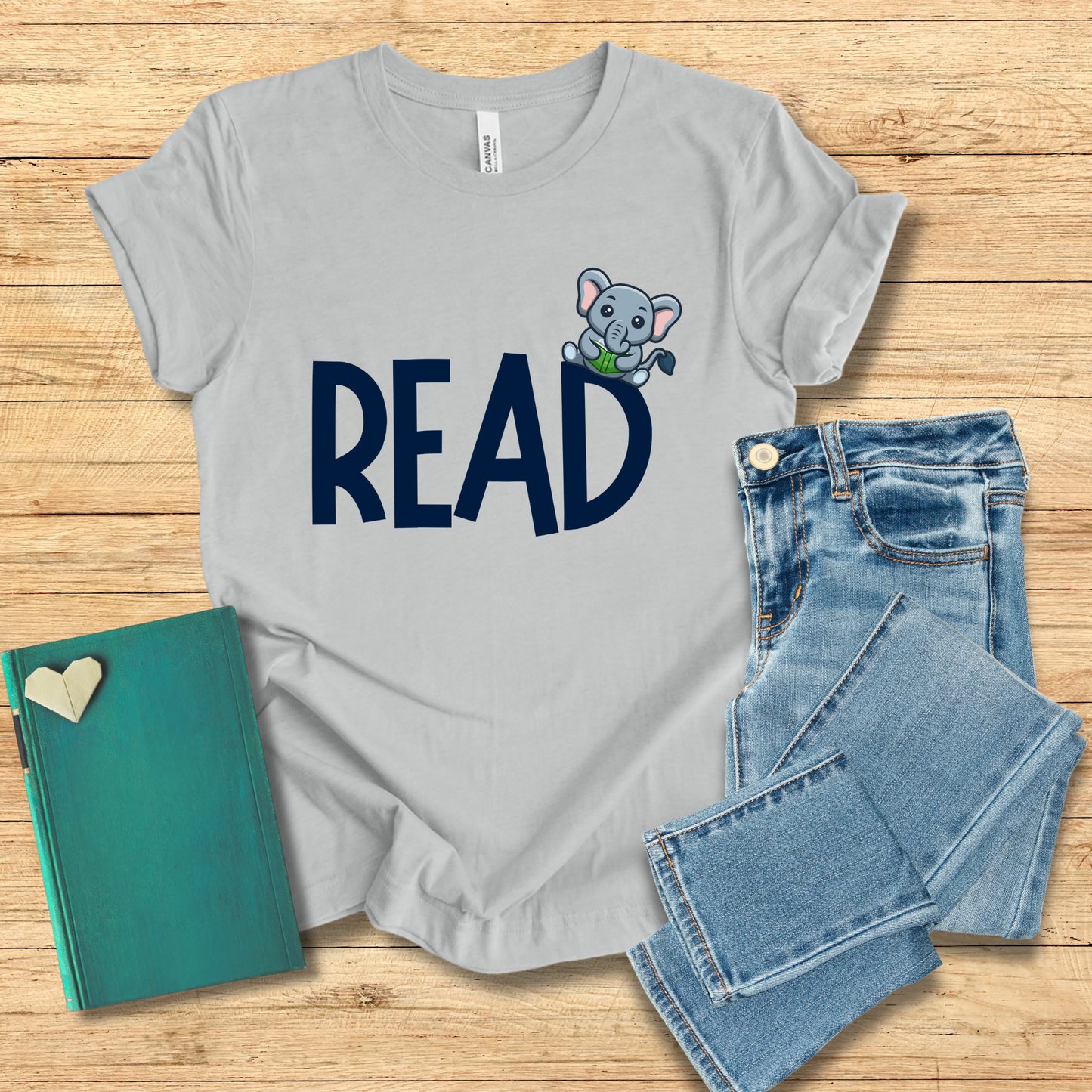 Read Elephant Tee