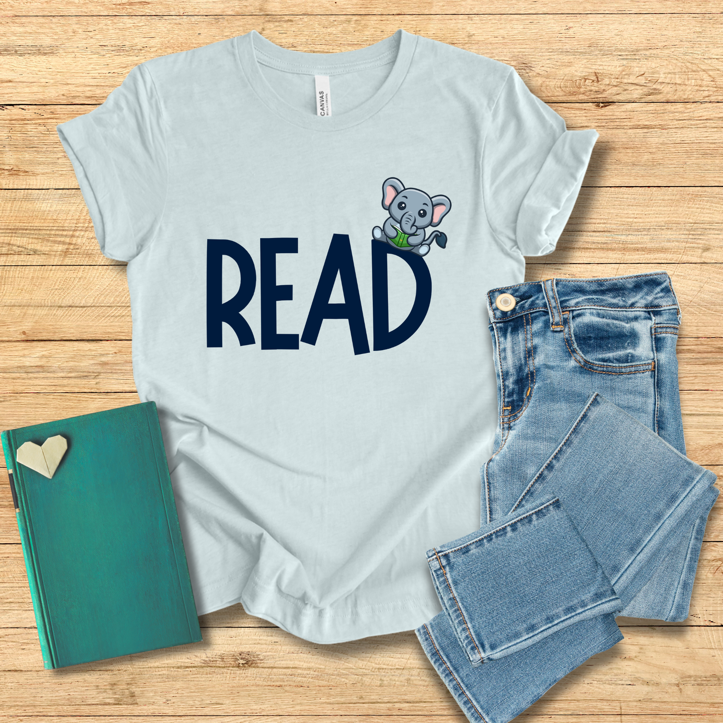 Read Elephant Tee