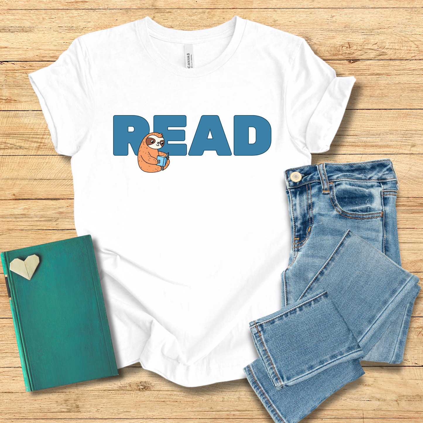 Read Blue Sloth Tee