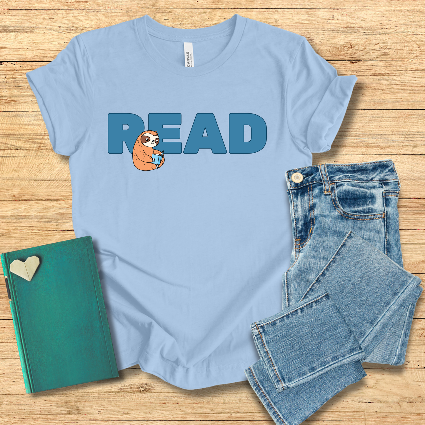 Read Blue Sloth Tee