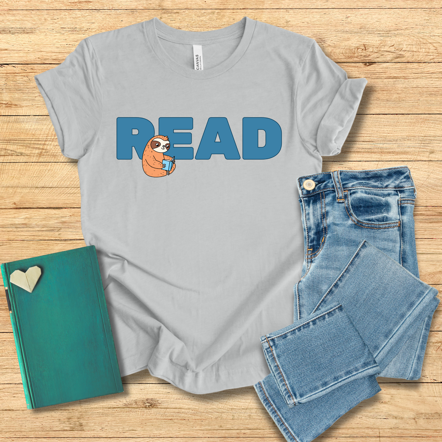 Read Blue Sloth Tee