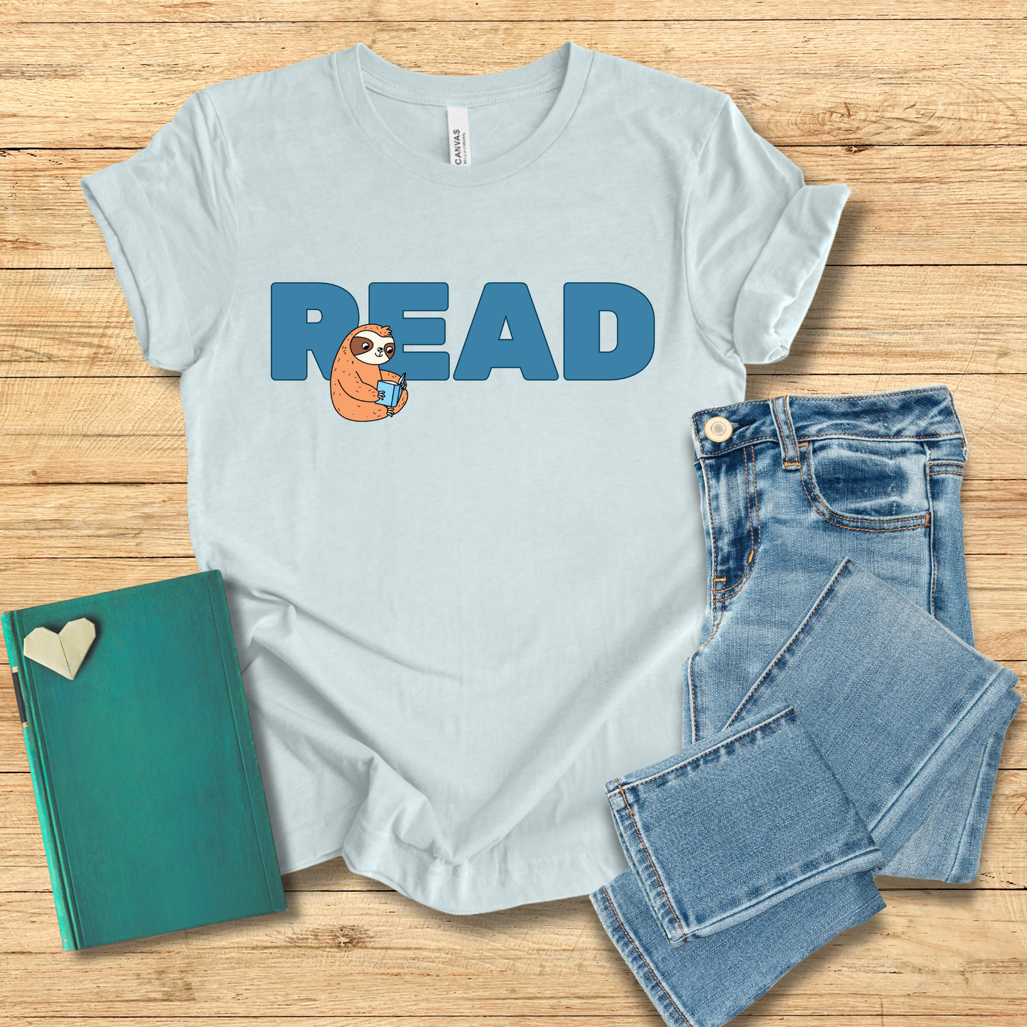 Read Blue Sloth Tee