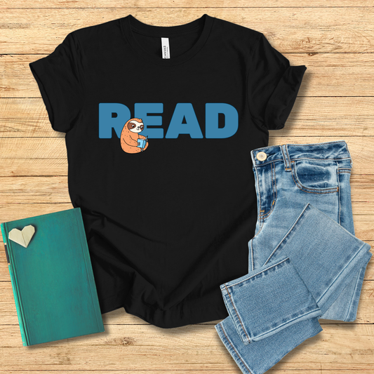 Read Blue Sloth Tee