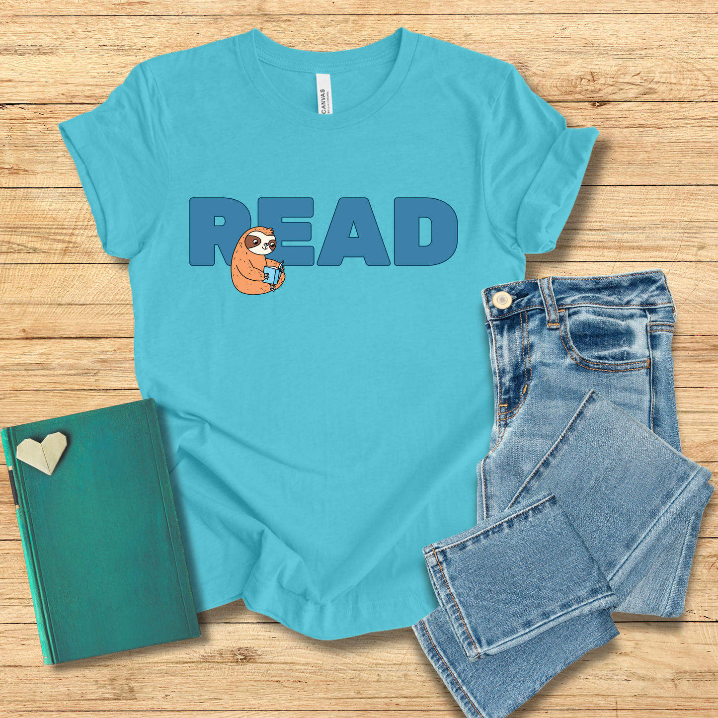 Read Blue Sloth Tee