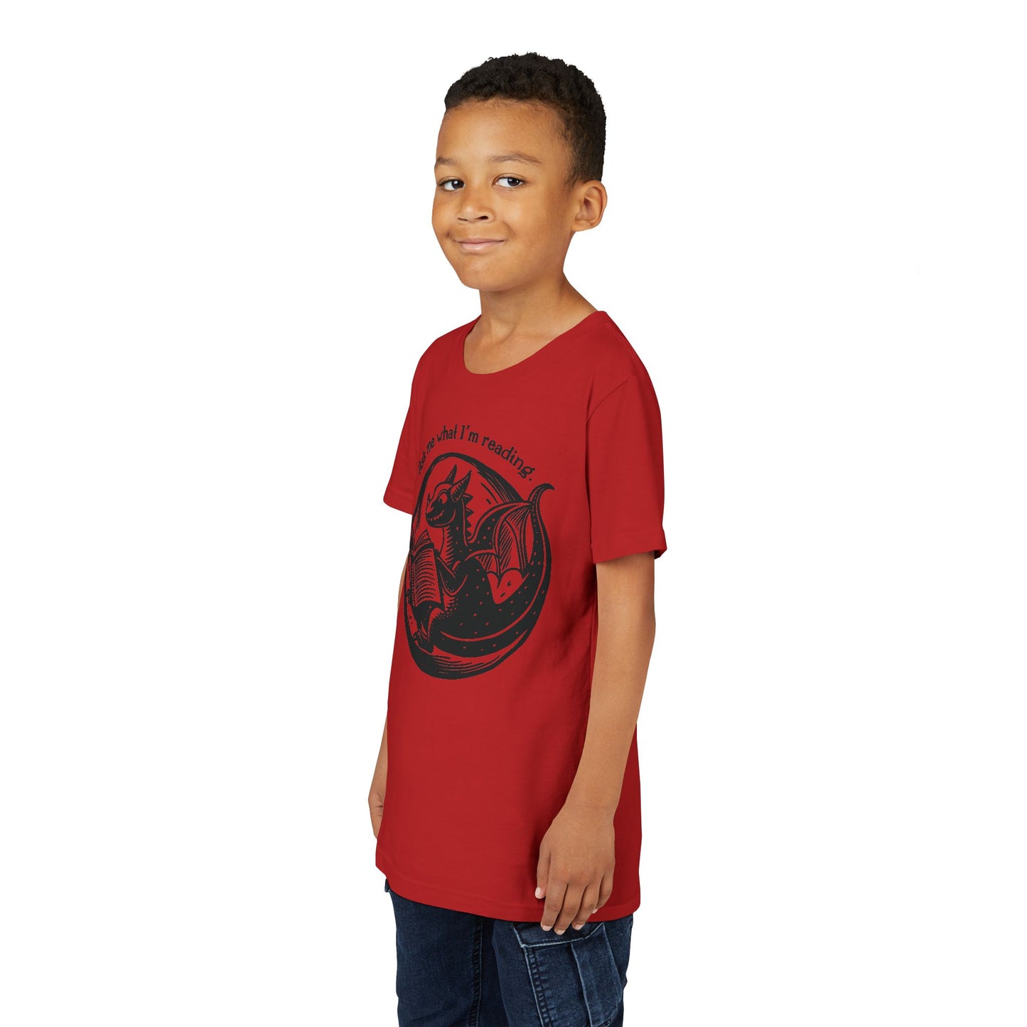 Ask Me What I'm Reading Dragon Children's Tee