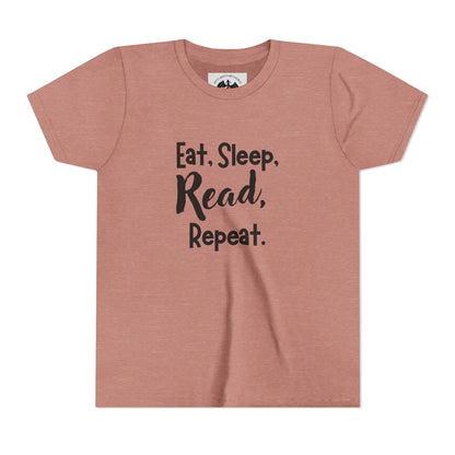 Eat, Sleep, Read, Repeat Children's Tee
