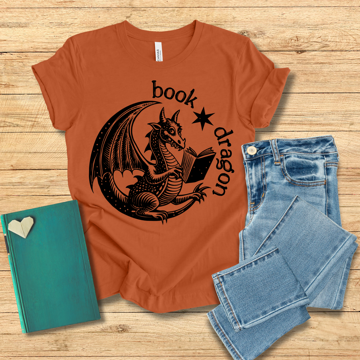 Moon Book Dragon Tee