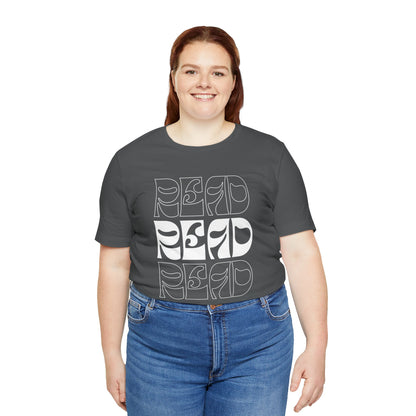 White Lettering Read Tee