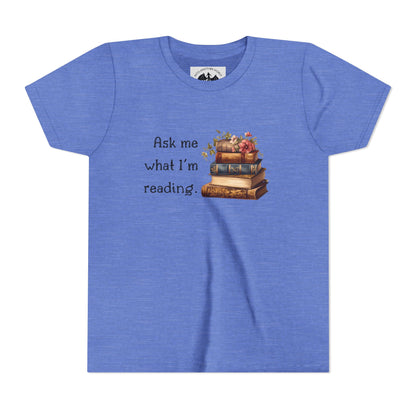 Ask Me What I'm Reading Children's Tee