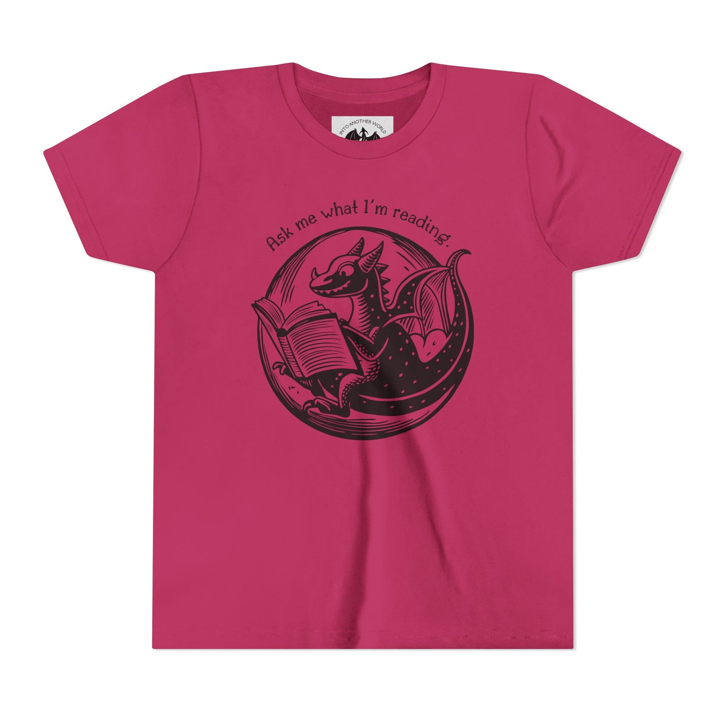 Ask Me What I'm Reading Dragon Children's Tee