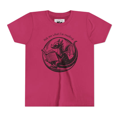 Ask Me What I'm Reading Dragon Children's Tee