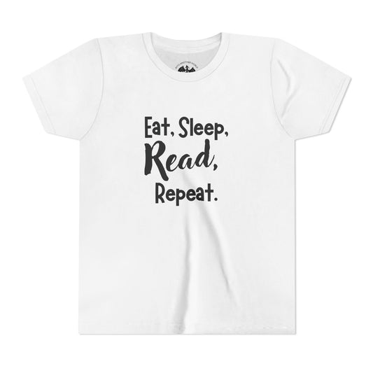 Eat, Sleep, Read, Repeat Children's Tee