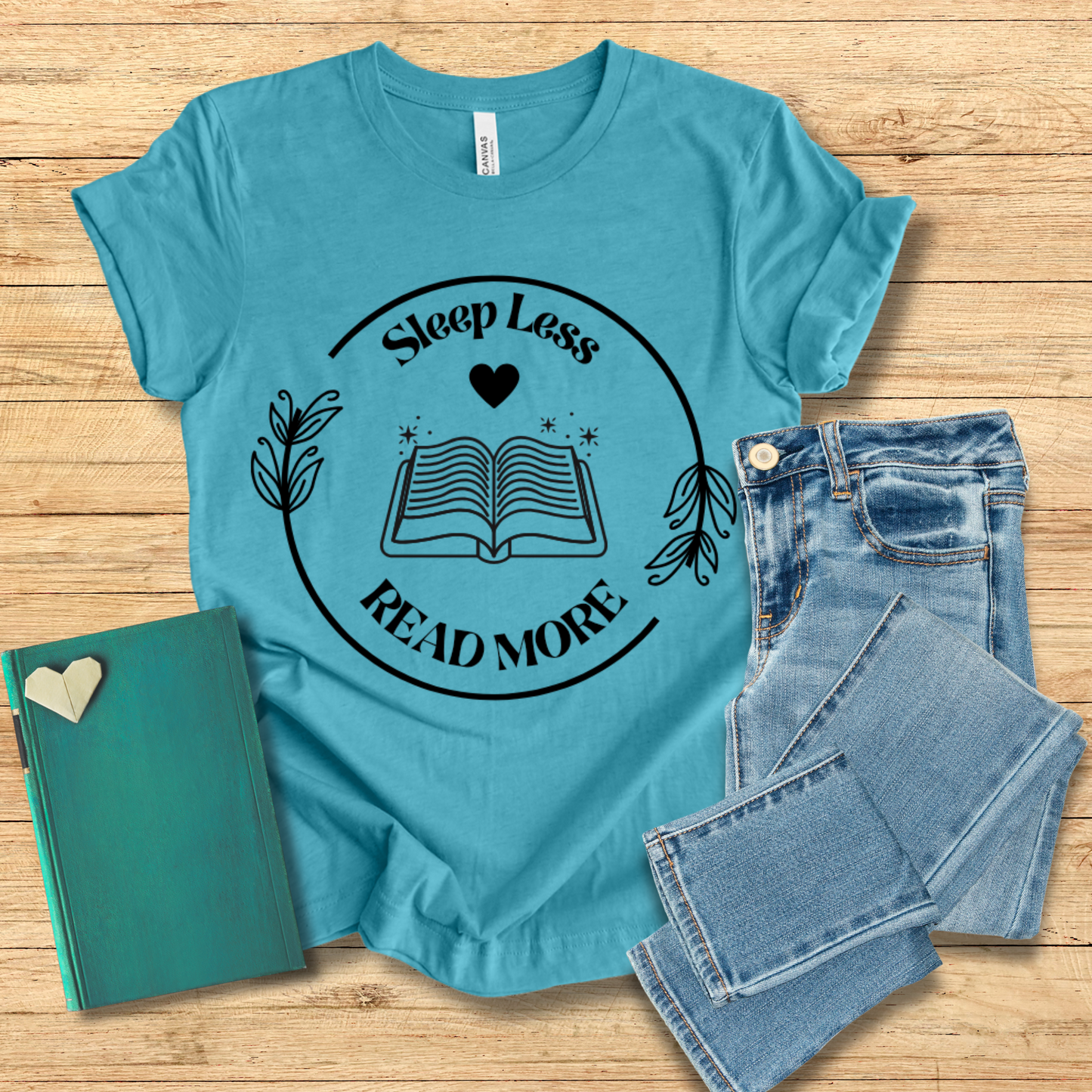 Sleep Less Read More Tee