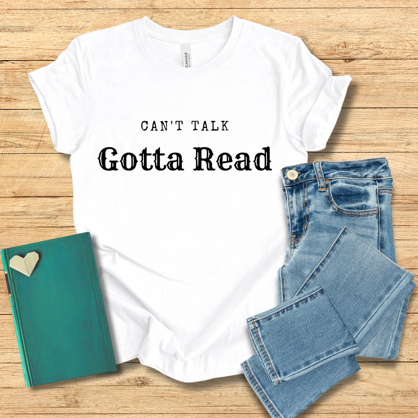 Can't Talk Gotta Read Tee