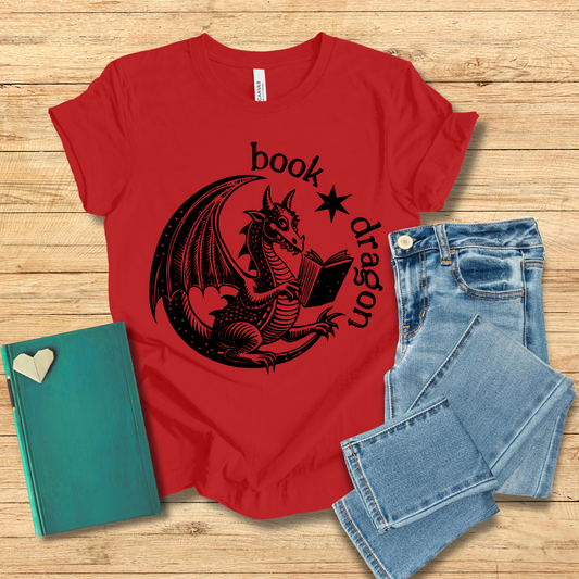 Moon Book Dragon Tee