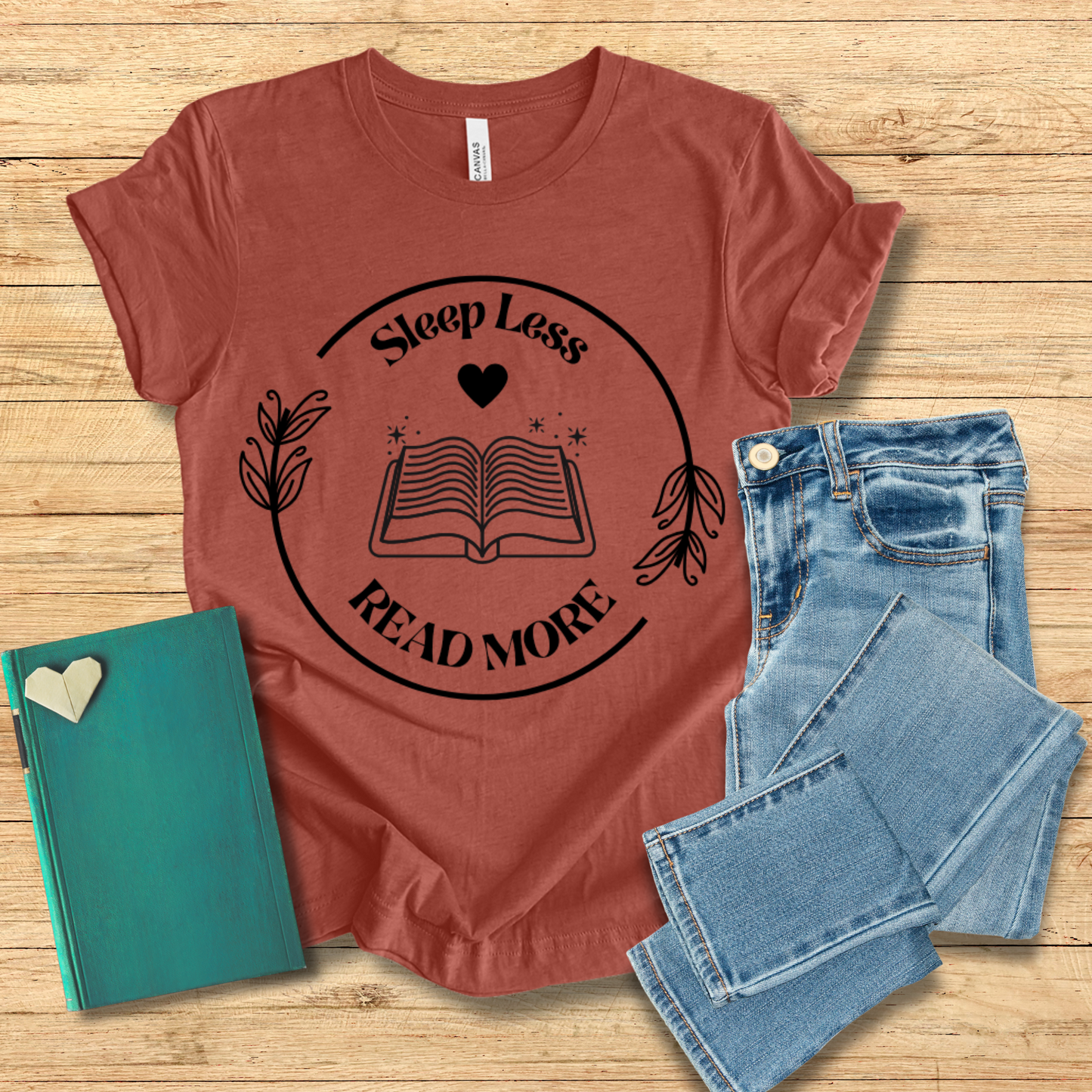 Sleep Less Read More Tee