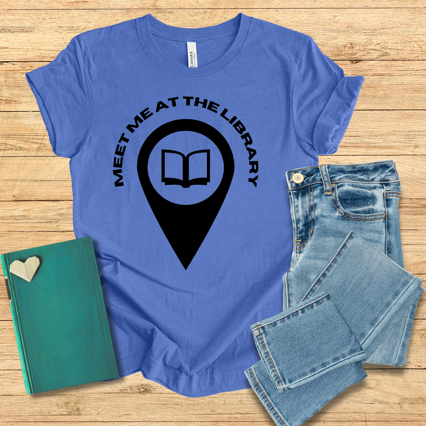 Meet Me At The Library Tee