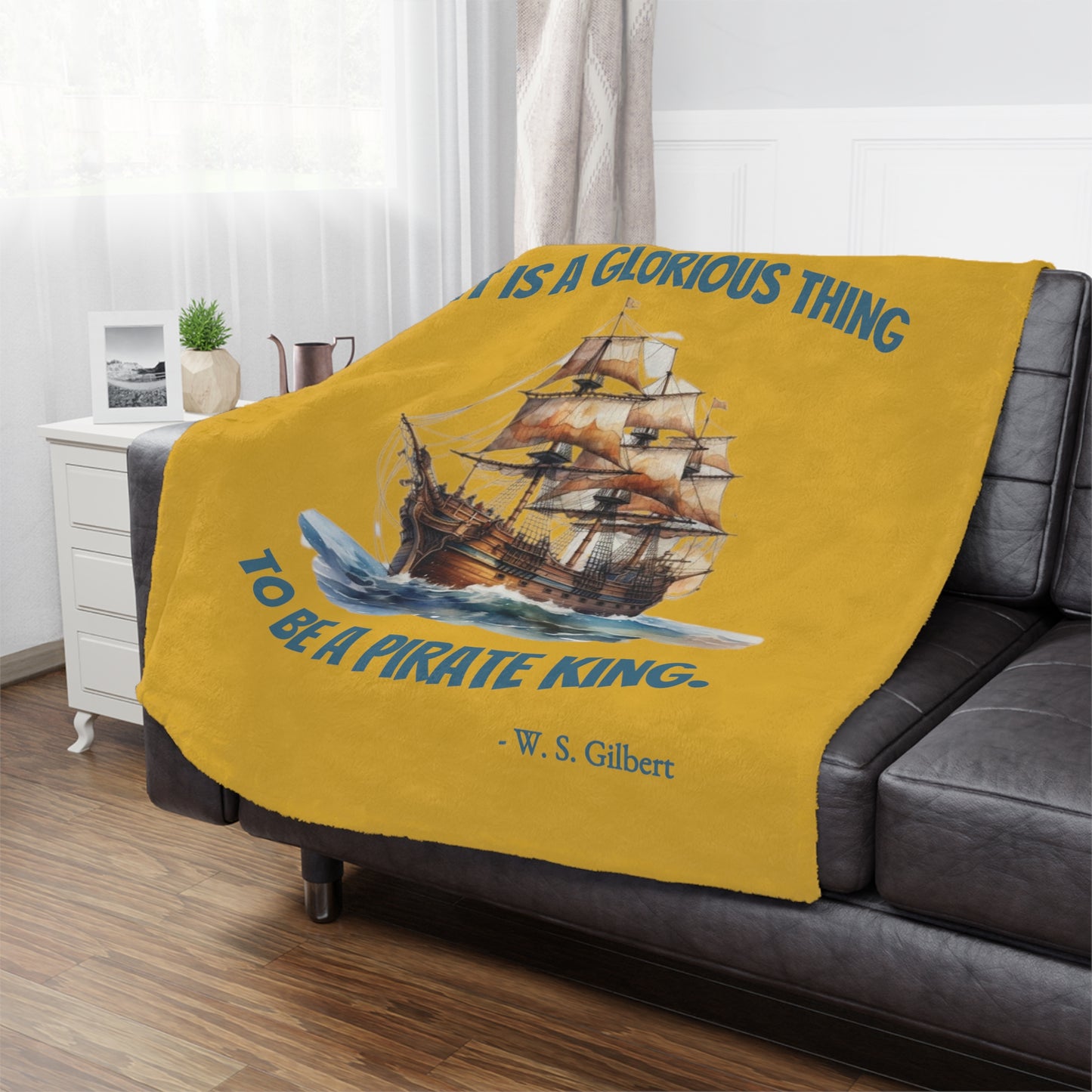 Pirates of Penzance Microfiber Blanket