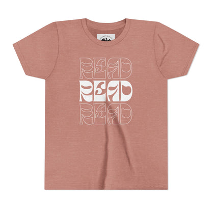 White Lettering Read Children's Tee