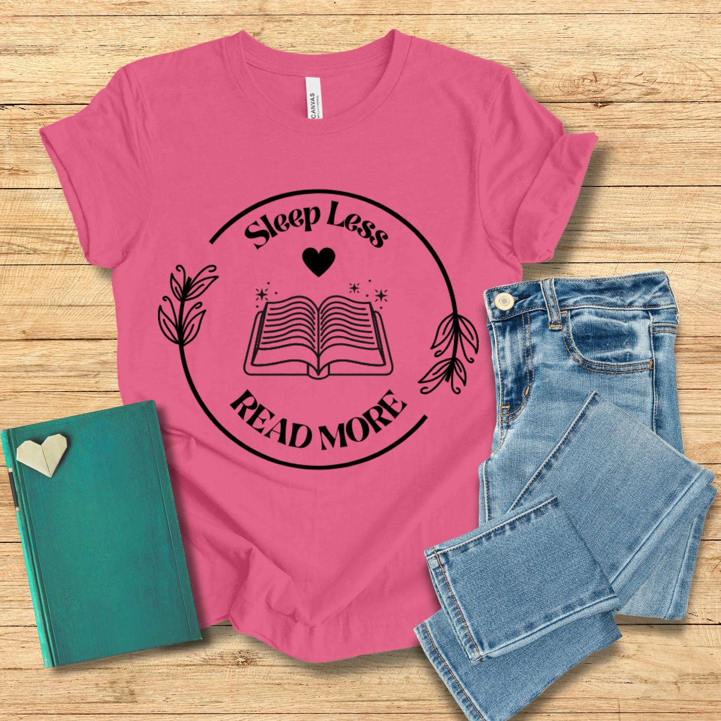 Sleep Less Read More Tee