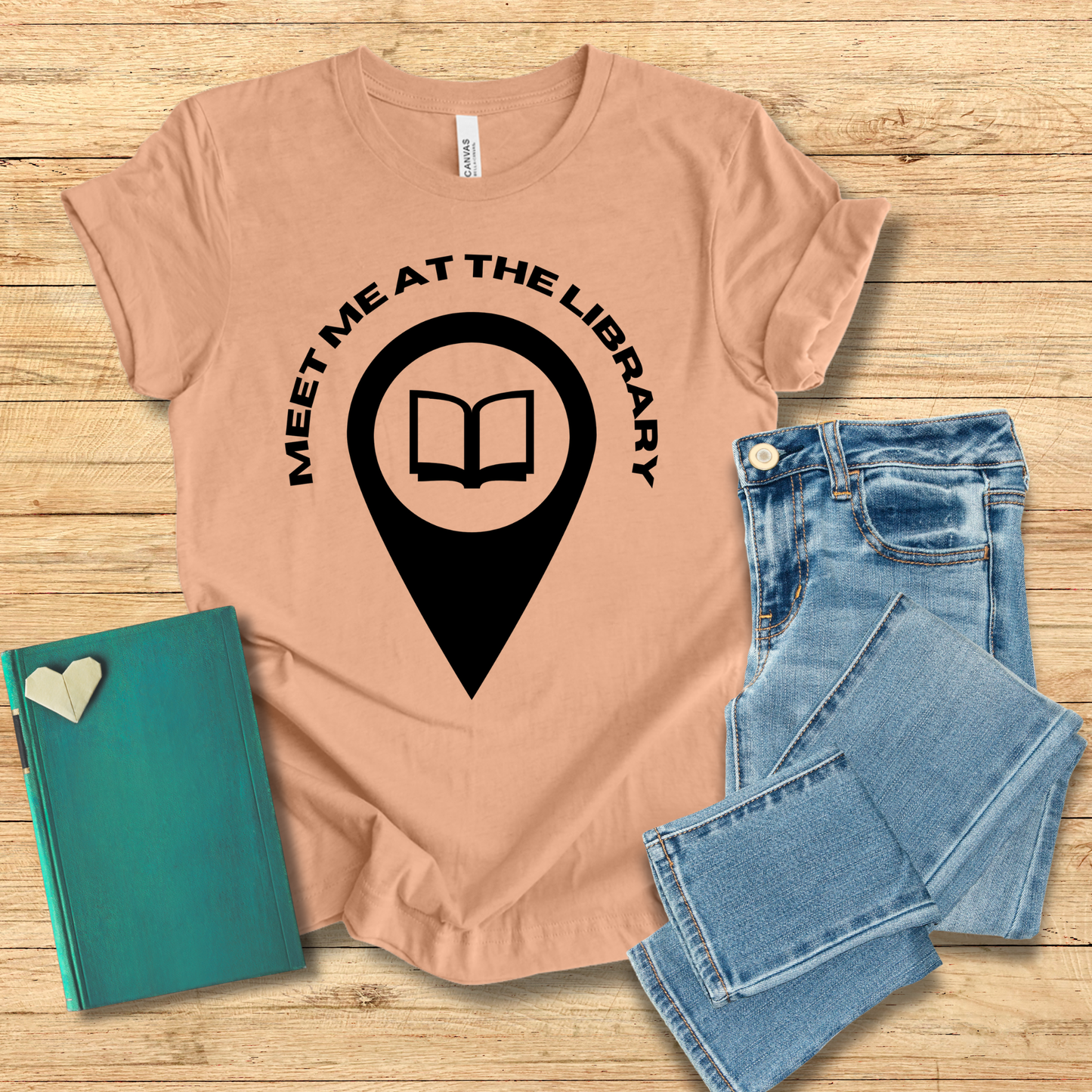 Meet Me At The Library Tee