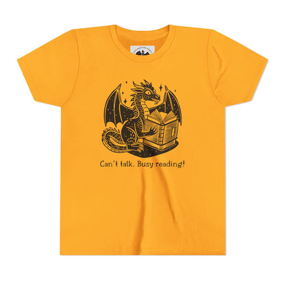 Can't Talk Busy Reading Dragon Children's Tee