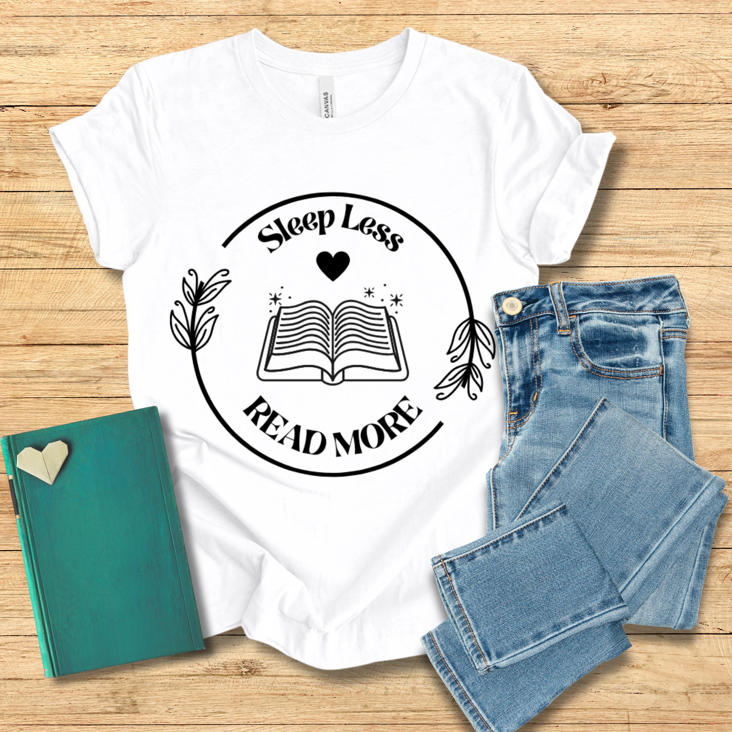 Sleep Less Read More Tee